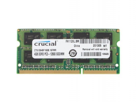 CRUCIAL SO DIMM DDR3 4GB 1600MHZ